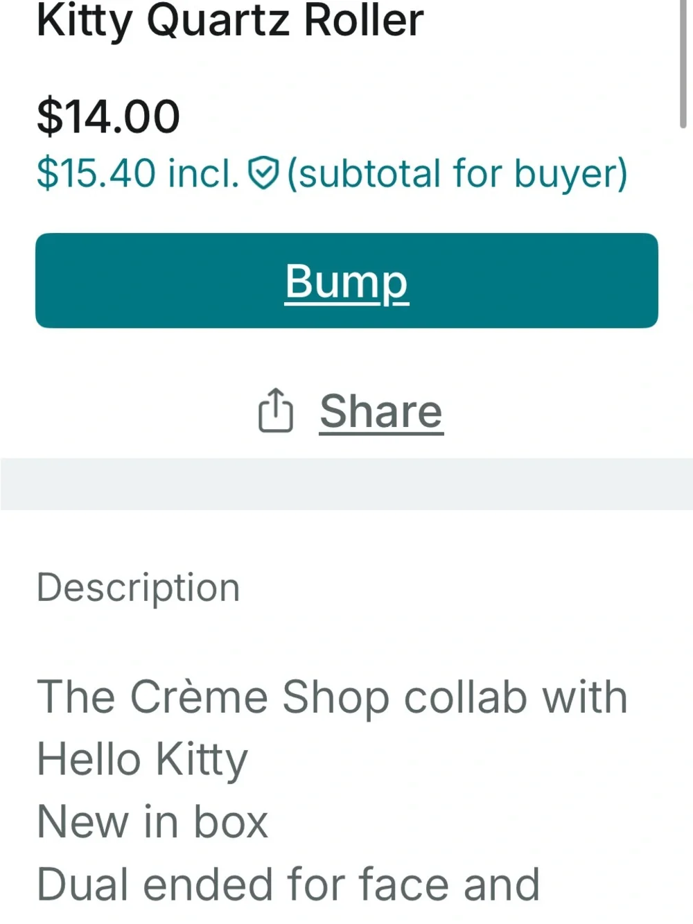 The Créme Shop x Hello Kitty Quartz Roller Face & Body